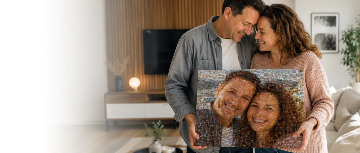 kleine fotos in grote foto header